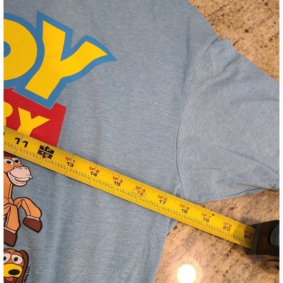 Disney Pixar Size M TOY STORY LOGO & CHARACTERS T-SHIRT Woody Slinko Alien Buzz - Picture 4 of 12